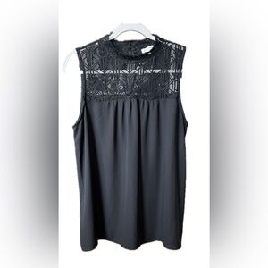 Lily white lace tank top blouse